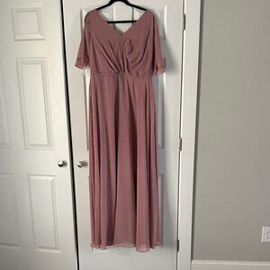 Elegant Pink Evening Gown- ALTERED to a SIZE 16